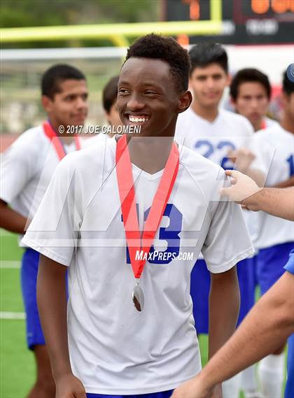 Thumbnail 2 in Dallas International vs Presbyterian Pan American (TAPPS State Soccer Championship Final) photogallery.