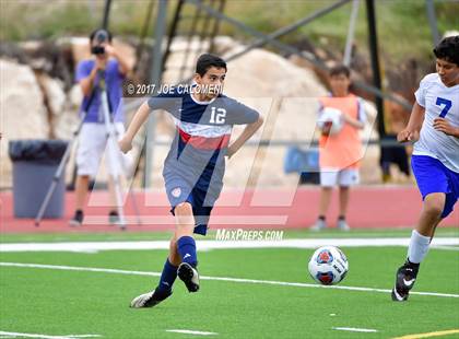 Thumbnail 1 in Dallas International vs Presbyterian Pan American (TAPPS State Soccer Championship Final) photogallery.