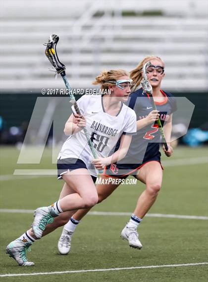 Thumbnail 3 in Bainbridge Island vs Eastside Catholic (WSLAX Final) photogallery.