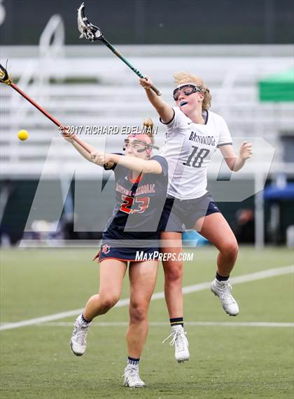Thumbnail 2 in Bainbridge Island vs Eastside Catholic (WSLAX Final) photogallery.