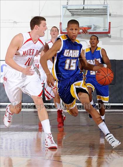 Thumbnail 3 in Mater Dei vs. Gahr (2009 Pangos Dream Classic) photogallery.