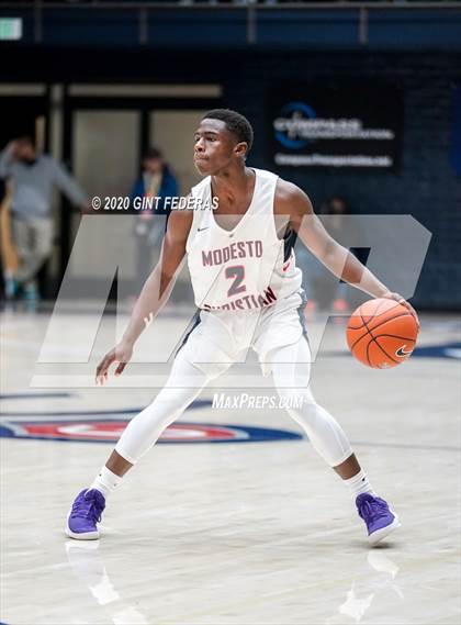 Thumbnail 3 in Dublin vs. Modesto Christian (MaxPreps MLK Classic) photogallery.