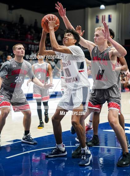 Thumbnail 1 in Dublin vs. Modesto Christian (MaxPreps MLK Classic) photogallery.