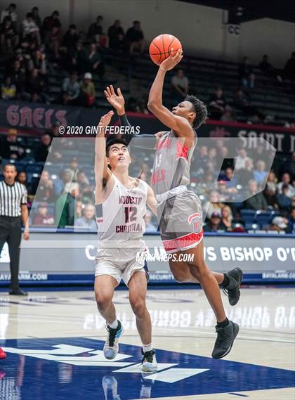 Thumbnail 2 in Dublin vs. Modesto Christian (MaxPreps MLK Classic) photogallery.
