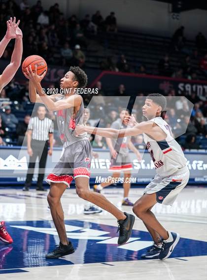 Thumbnail 1 in Dublin vs. Modesto Christian (MaxPreps MLK Classic) photogallery.