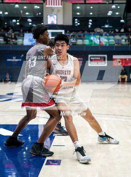 Thumbnail 2 in Dublin vs. Modesto Christian (MaxPreps MLK Classic) photogallery.