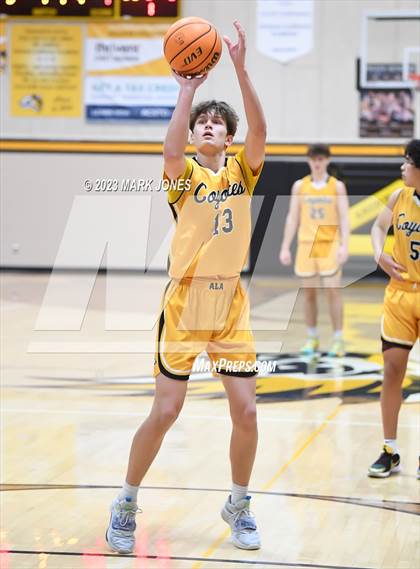 Thumbnail 3 in Arizona Lutheran Academy vs. Northwest Christian (Coyotes Basketball Invitational) photogallery.