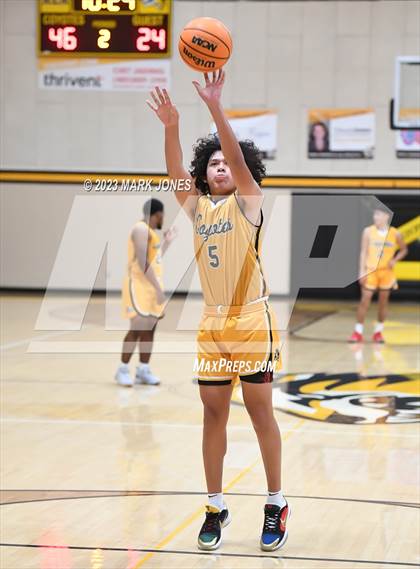 Thumbnail 2 in Arizona Lutheran Academy vs. Northwest Christian (Coyotes Basketball Invitational) photogallery.