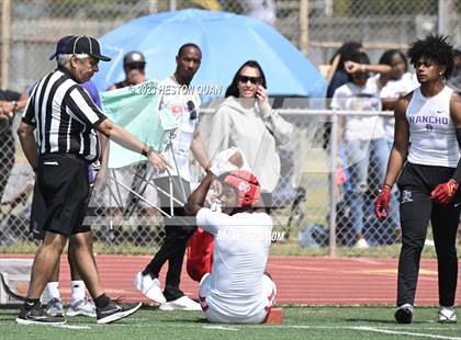 Thumbnail 3 in Rancho Cucamonga vs. Mater Dei (Battle At The Beach) photogallery.