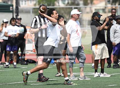Thumbnail 2 in Rancho Cucamonga vs. Mater Dei (Battle At The Beach) photogallery.