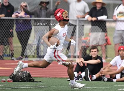 Thumbnail 1 in Rancho Cucamonga vs. Mater Dei (Battle At The Beach) photogallery.
