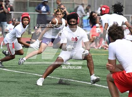 Thumbnail 1 in Rancho Cucamonga vs. Mater Dei (Battle At The Beach) photogallery.