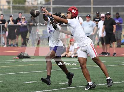 Thumbnail 1 in Rancho Cucamonga vs. Mater Dei (Battle At The Beach) photogallery.