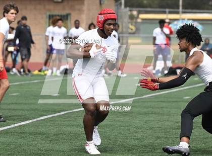 Thumbnail 2 in Rancho Cucamonga vs. Mater Dei (Battle At The Beach) photogallery.