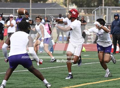Thumbnail 2 in Rancho Cucamonga vs. Mater Dei (Battle At The Beach) photogallery.