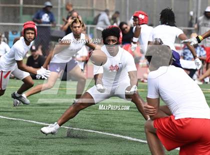 Thumbnail 2 in Rancho Cucamonga vs. Mater Dei (Battle At The Beach) photogallery.