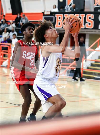 Thumbnail 2 in Lynwood vs Serra (Beverly Hills Tournament) photogallery.