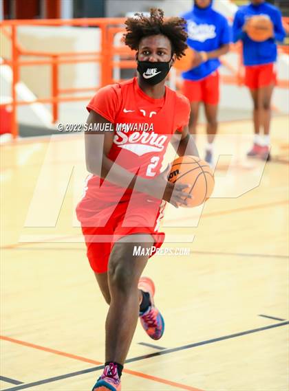 Thumbnail 2 in Lynwood vs Serra (Beverly Hills Tournament) photogallery.