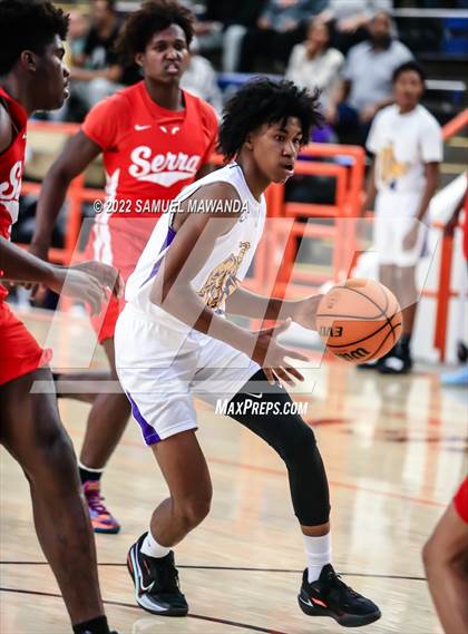 Thumbnail 2 in Lynwood vs Serra (Beverly Hills Tournament) photogallery.