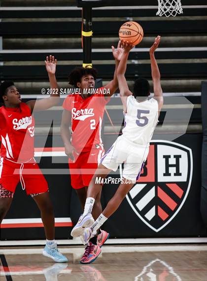 Thumbnail 2 in Lynwood vs Serra (Beverly Hills Tournament) photogallery.
