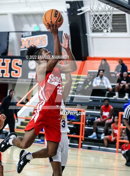 Thumbnail 2 in Lynwood vs Serra (Beverly Hills Tournament) photogallery.