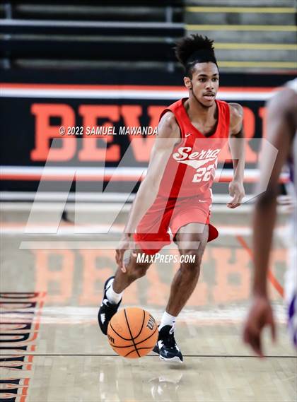 Thumbnail 2 in Lynwood vs Serra (Beverly Hills Tournament) photogallery.