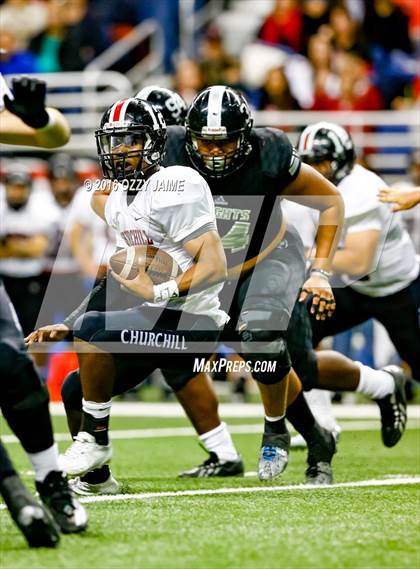 Thumbnail 2 in Steele vs Churchill (UIL 6A Quarterfinal) photogallery.