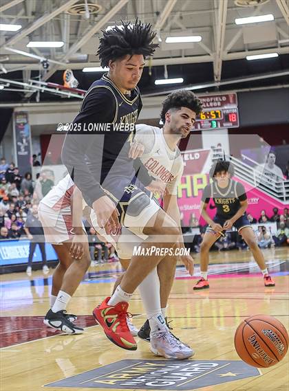 Thumbnail 2 in Columbus vs. Notre Dame (SO) (Army National Guard Hoophall Classic) photogallery.