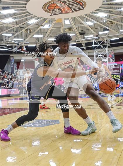 Thumbnail 1 in Columbus vs. Notre Dame (SO) (Army National Guard Hoophall Classic) photogallery.