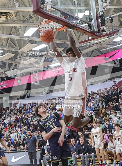 Thumbnail 1 in Columbus vs. Notre Dame (SO) (Army National Guard Hoophall Classic) photogallery.
