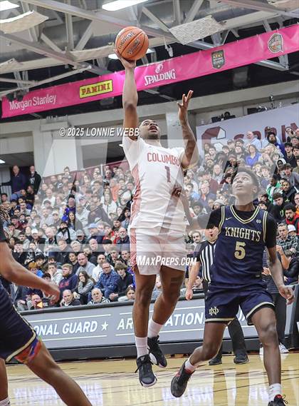 Thumbnail 2 in Columbus vs. Notre Dame (SO) (Army National Guard Hoophall Classic) photogallery.