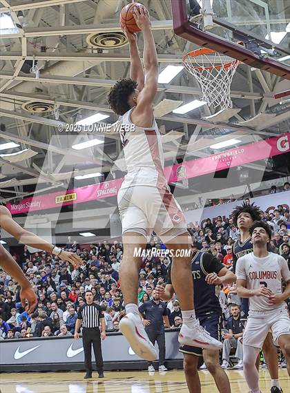 Thumbnail 3 in Columbus vs. Notre Dame (SO) (Army National Guard Hoophall Classic) photogallery.