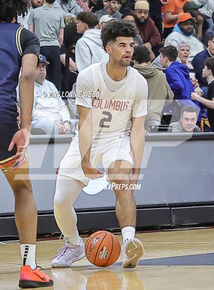 Thumbnail 3 in Columbus vs. Notre Dame (SO) (Army National Guard Hoophall Classic) photogallery.