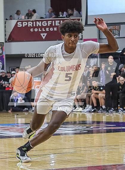 Thumbnail 2 in Columbus vs. Notre Dame (SO) (Army National Guard Hoophall Classic) photogallery.