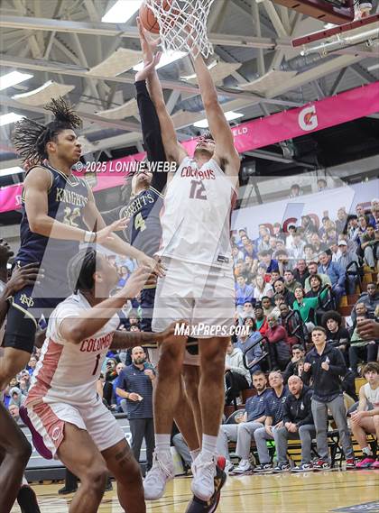 Thumbnail 3 in Columbus vs. Notre Dame (SO) (Army National Guard Hoophall Classic) photogallery.