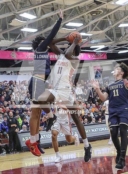 Thumbnail 3 in Columbus vs. Notre Dame (SO) (Army National Guard Hoophall Classic) photogallery.
