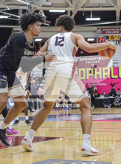 Thumbnail 1 in Columbus vs. Notre Dame (SO) (Army National Guard Hoophall Classic) photogallery.