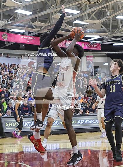 Thumbnail 2 in Columbus vs. Notre Dame (SO) (Army National Guard Hoophall Classic) photogallery.