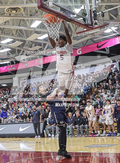 Thumbnail 2 in Columbus vs. Notre Dame (SO) (Army National Guard Hoophall Classic) photogallery.