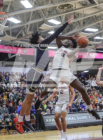 Thumbnail 2 in Columbus vs. Notre Dame (SO) (Army National Guard Hoophall Classic) photogallery.