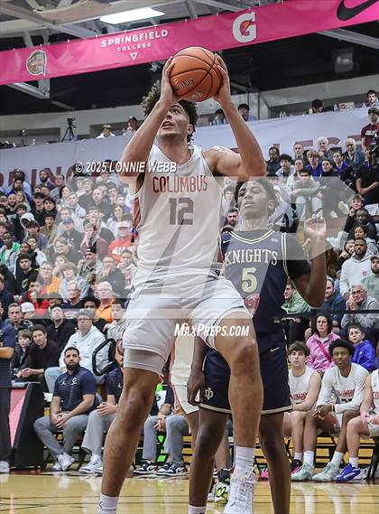 Thumbnail 1 in Columbus vs. Notre Dame (SO) (Army National Guard Hoophall Classic) photogallery.