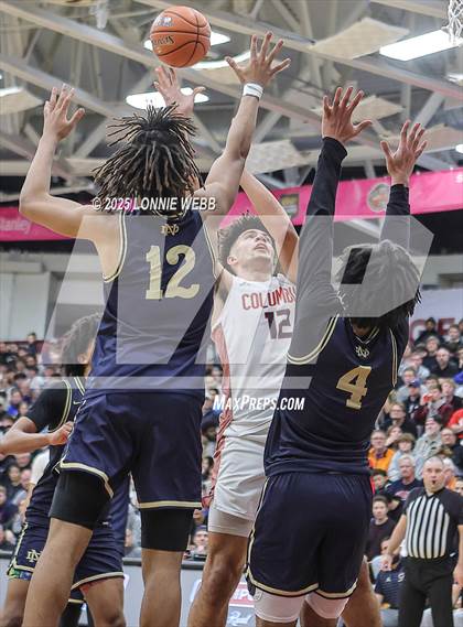 Thumbnail 3 in Columbus vs. Notre Dame (SO) (Army National Guard Hoophall Classic) photogallery.