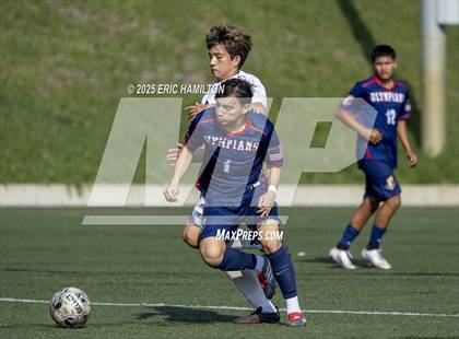 Thumbnail 3 in El Toro vs Leuzinger (South's Boys Varsity Soccer Tournament) photogallery.