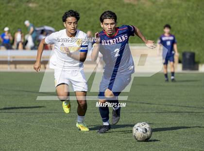 Thumbnail 3 in El Toro vs Leuzinger (South's Boys Varsity Soccer Tournament) photogallery.