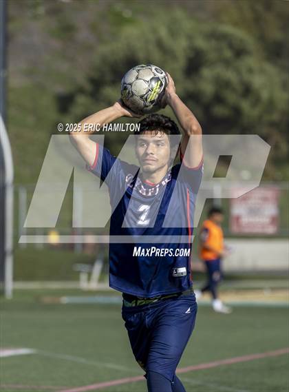 Thumbnail 2 in El Toro vs Leuzinger (South's Boys Varsity Soccer Tournament) photogallery.