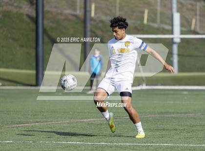 Thumbnail 2 in El Toro vs Leuzinger (South's Boys Varsity Soccer Tournament) photogallery.