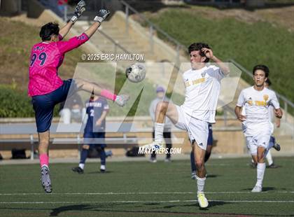 Thumbnail 3 in El Toro vs Leuzinger (South's Boys Varsity Soccer Tournament) photogallery.