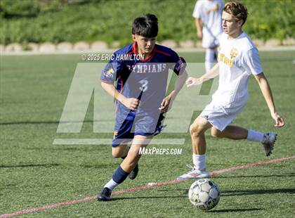 Thumbnail 2 in El Toro vs Leuzinger (South's Boys Varsity Soccer Tournament) photogallery.