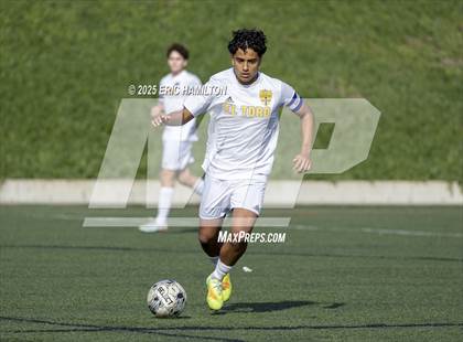 Thumbnail 2 in El Toro vs Leuzinger (South's Boys Varsity Soccer Tournament) photogallery.