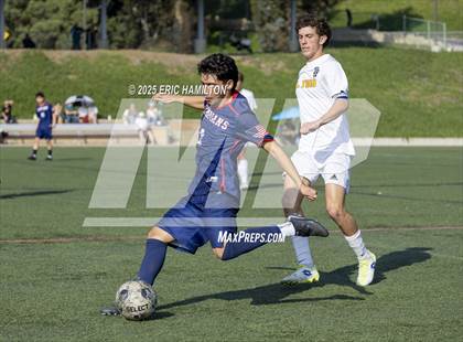 Thumbnail 2 in El Toro vs Leuzinger (South's Boys Varsity Soccer Tournament) photogallery.